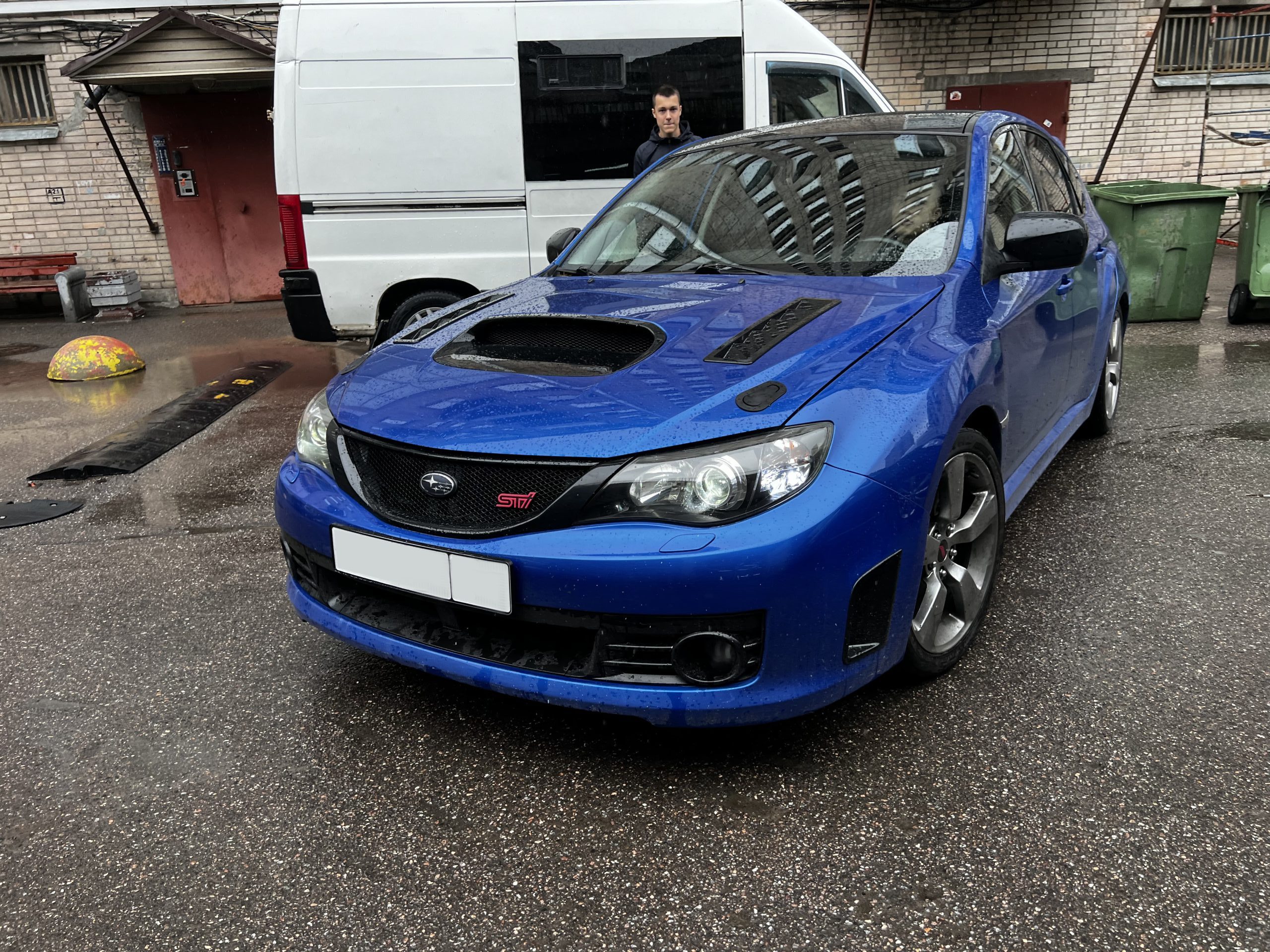 Subaru Impreza — восстановительная полировка фар